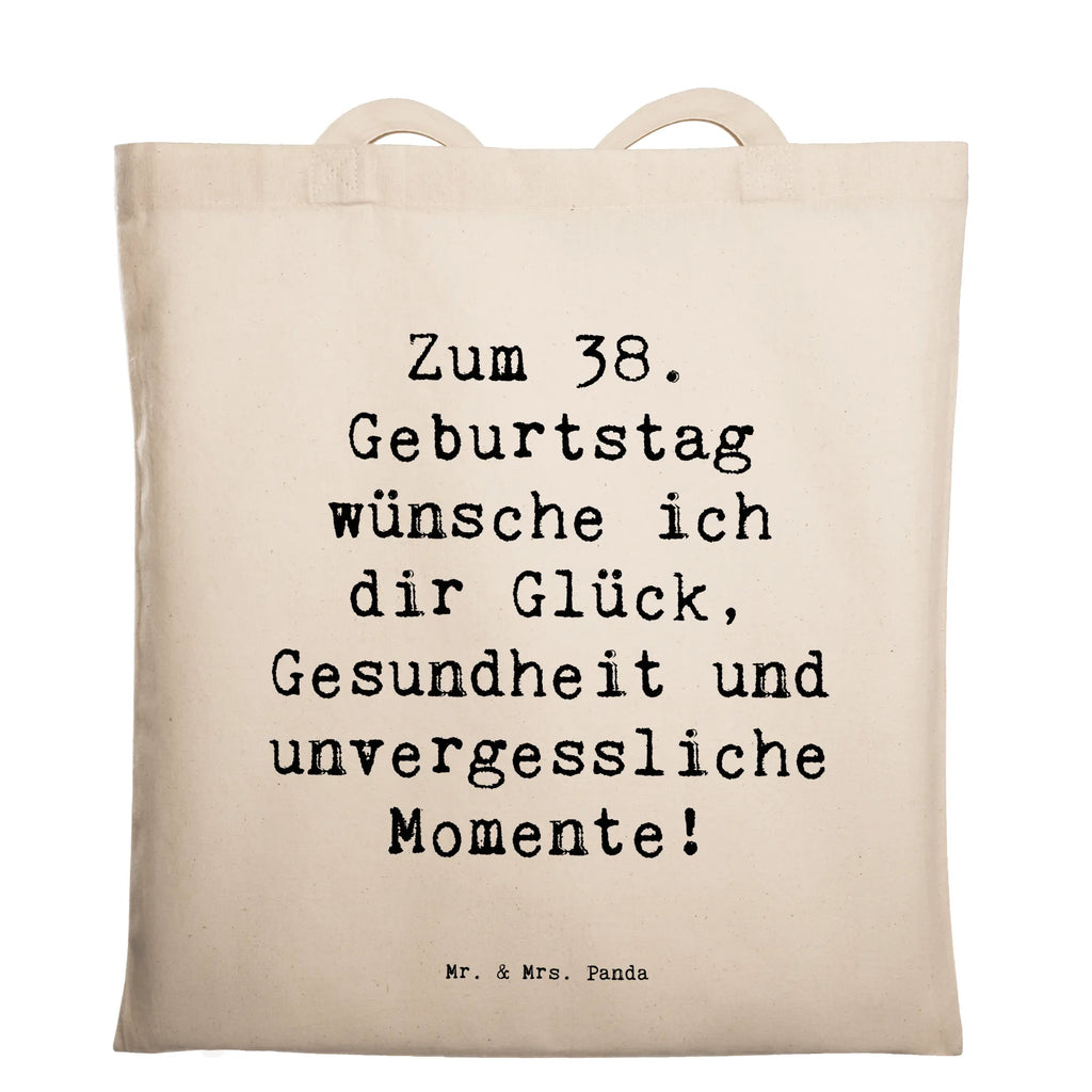 Tragetasche Spruch 38. Geburtstag Beuteltasche, Beutel, Einkaufstasche, Jutebeutel, Stoffbeutel, Tasche, Shopper, Umhängetasche, Strandtasche, Schultertasche, Stofftasche, Tragetasche, Badetasche, Jutetasche, Einkaufstüte, Laptoptasche, Geburtstag, Geburtstagsgeschenk, Geschenk