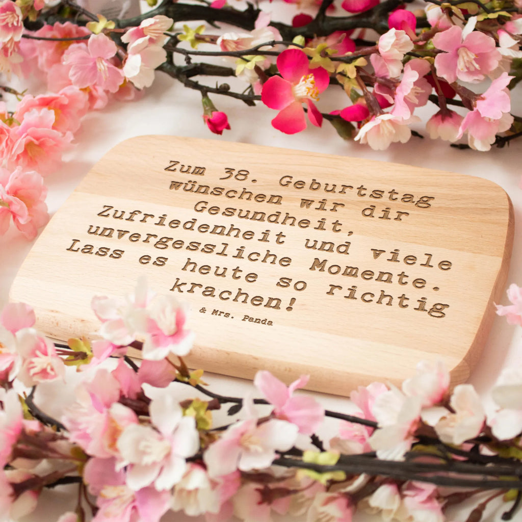 Frühstücksbrett Spruch 38. Geburtstag Feiern Frühstücksbrett, Holzbrett, Schneidebrett, Schneidebrett Holz, Frühstücksbrettchen, Küchenbrett, Geburtstag, Geburtstagsgeschenk, Geschenk