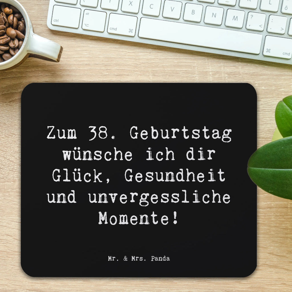 Mauspad Spruch 38. Geburtstag Mousepad, Computer zubehör, Büroausstattung, PC Zubehör, Arbeitszimmer, Mauspad, Einzigartiges Mauspad, Designer Mauspad, Mausunterlage, Mauspad Büro, Geburtstag, Geburtstagsgeschenk, Geschenk