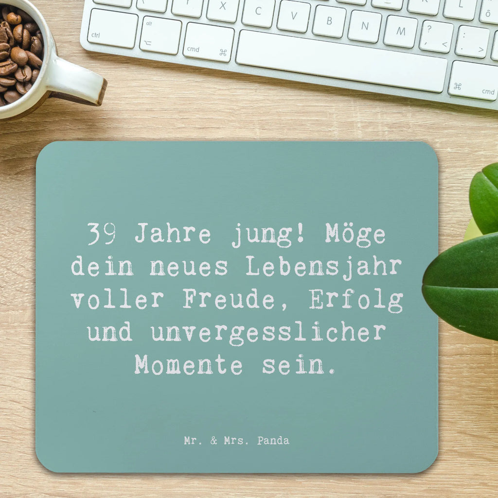 Mauspad Spruch 39. Geburtstag Freude Mousepad, Computer zubehör, Büroausstattung, PC Zubehör, Arbeitszimmer, Mauspad, Einzigartiges Mauspad, Designer Mauspad, Mausunterlage, Mauspad Büro, Geburtstag, Geburtstagsgeschenk, Geschenk