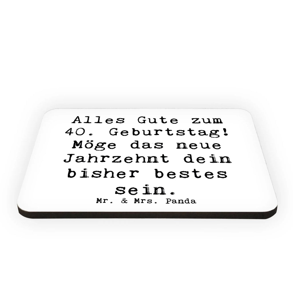 Magnet Spruch 40. Geburtstag Alles Gute Kühlschrankmagnet, Pinnwandmagnet, Souvenir Magnet, Motivmagnete, Dekomagnet, Whiteboard Magnet, Notiz Magnet, Kühlschrank Dekoration, Geburtstag, Geburtstagsgeschenk, Geschenk