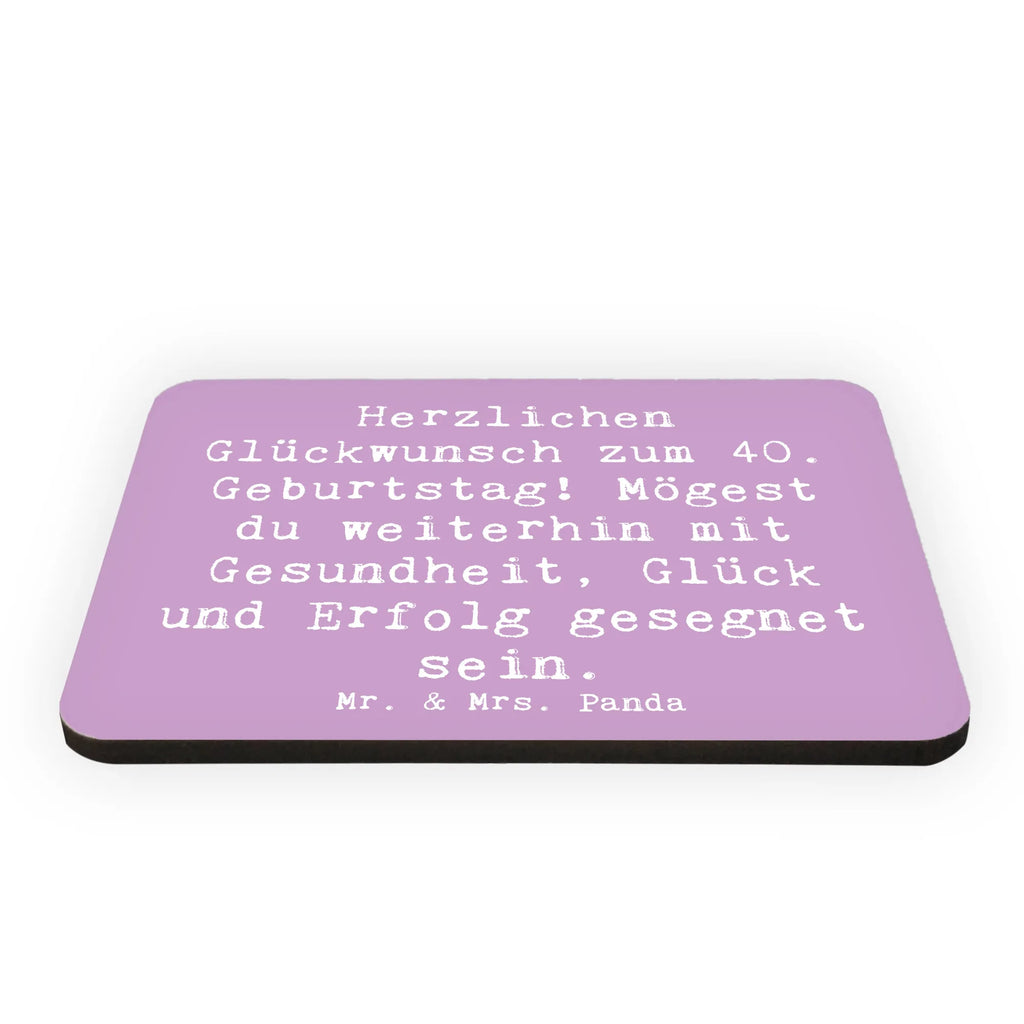 Magnet Spruch 40. Geburtstag Kühlschrankmagnet, Pinnwandmagnet, Souvenir Magnet, Motivmagnete, Dekomagnet, Whiteboard Magnet, Notiz Magnet, Kühlschrank Dekoration, Geburtstag, Geburtstagsgeschenk, Geschenk