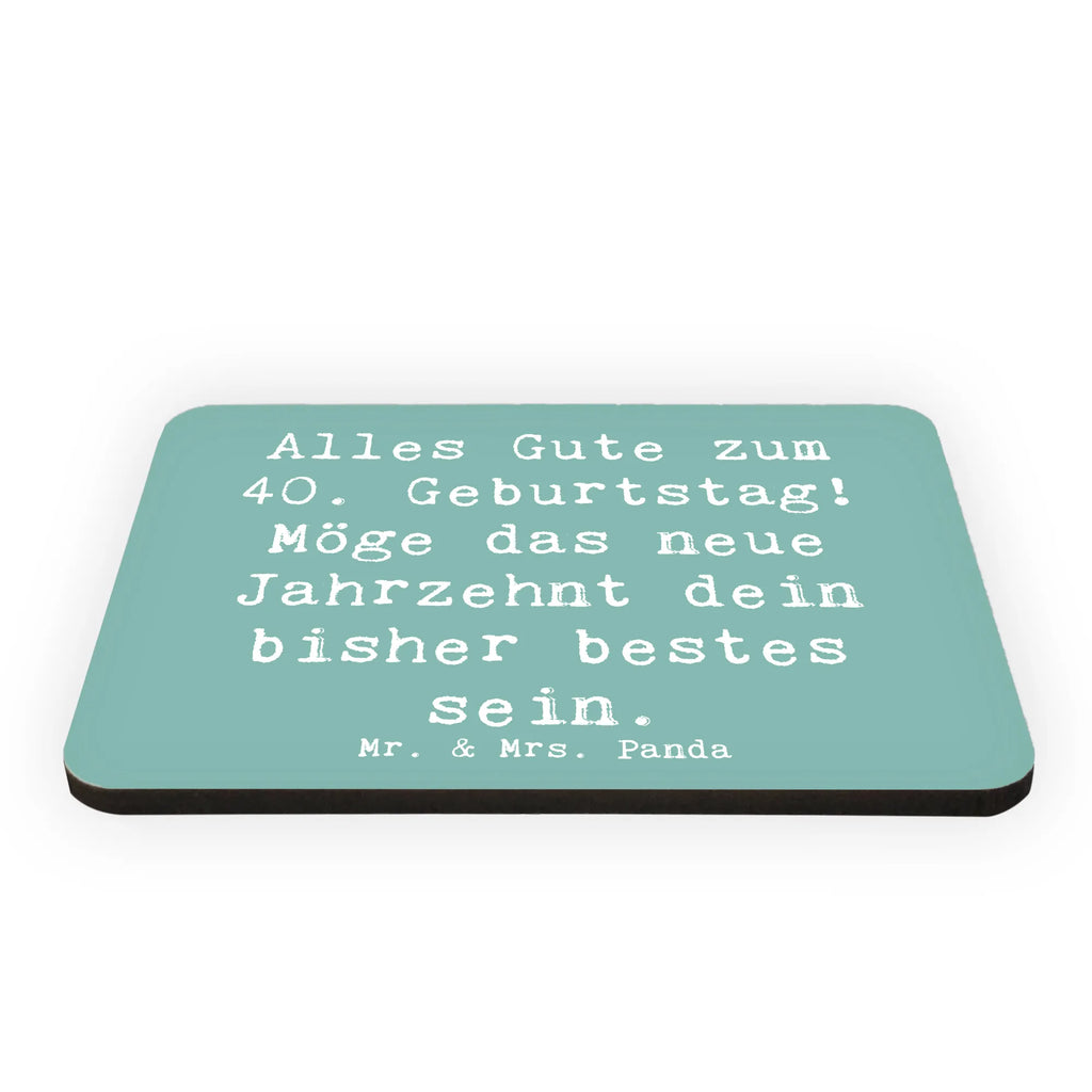 Magnet Spruch 40. Geburtstag Alles Gute Kühlschrankmagnet, Pinnwandmagnet, Souvenir Magnet, Motivmagnete, Dekomagnet, Whiteboard Magnet, Notiz Magnet, Kühlschrank Dekoration, Geburtstag, Geburtstagsgeschenk, Geschenk