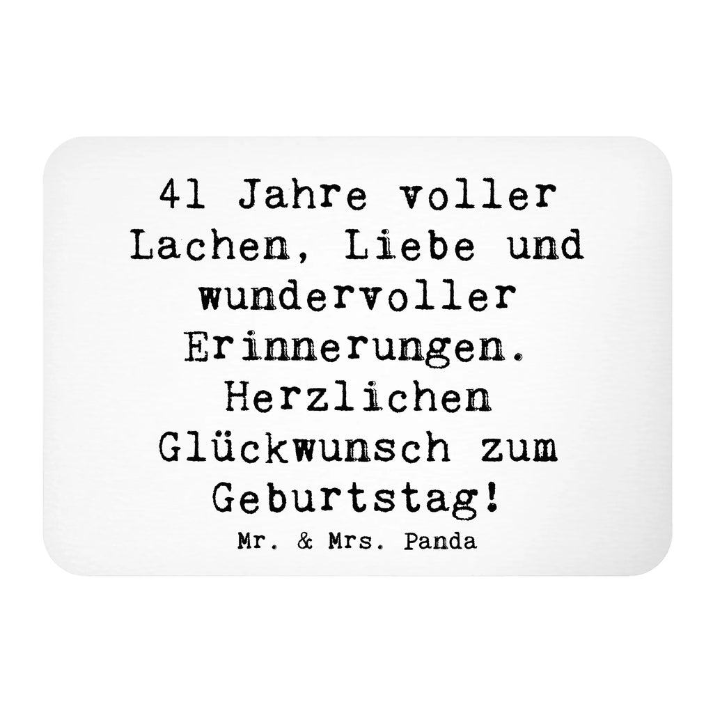 Magnet Spruch 41. Geburtstag Freude Kühlschrankmagnet, Pinnwandmagnet, Souvenir Magnet, Motivmagnete, Dekomagnet, Whiteboard Magnet, Notiz Magnet, Kühlschrank Dekoration, Geburtstag, Geburtstagsgeschenk, Geschenk