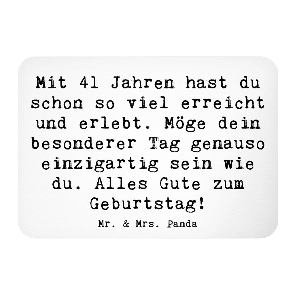 Magnet Spruch 41. Geburtstag Kühlschrankmagnet, Pinnwandmagnet, Souvenir Magnet, Motivmagnete, Dekomagnet, Whiteboard Magnet, Notiz Magnet, Kühlschrank Dekoration, Geburtstag, Geburtstagsgeschenk, Geschenk