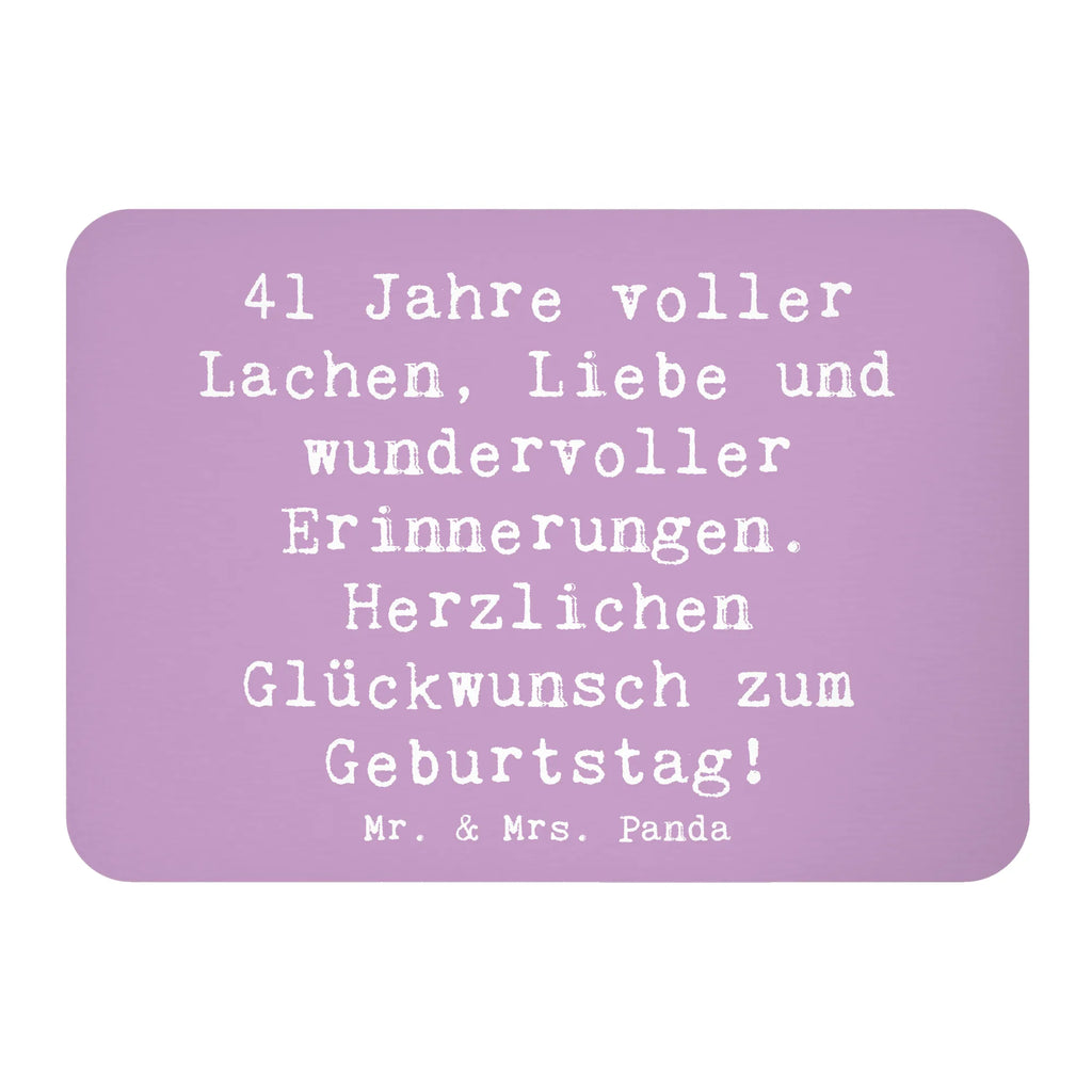 Magnet Spruch 41. Geburtstag Freude Kühlschrankmagnet, Pinnwandmagnet, Souvenir Magnet, Motivmagnete, Dekomagnet, Whiteboard Magnet, Notiz Magnet, Kühlschrank Dekoration, Geburtstag, Geburtstagsgeschenk, Geschenk