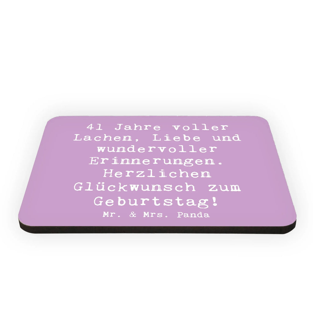 Magnet Spruch 41. Geburtstag Freude Kühlschrankmagnet, Pinnwandmagnet, Souvenir Magnet, Motivmagnete, Dekomagnet, Whiteboard Magnet, Notiz Magnet, Kühlschrank Dekoration, Geburtstag, Geburtstagsgeschenk, Geschenk