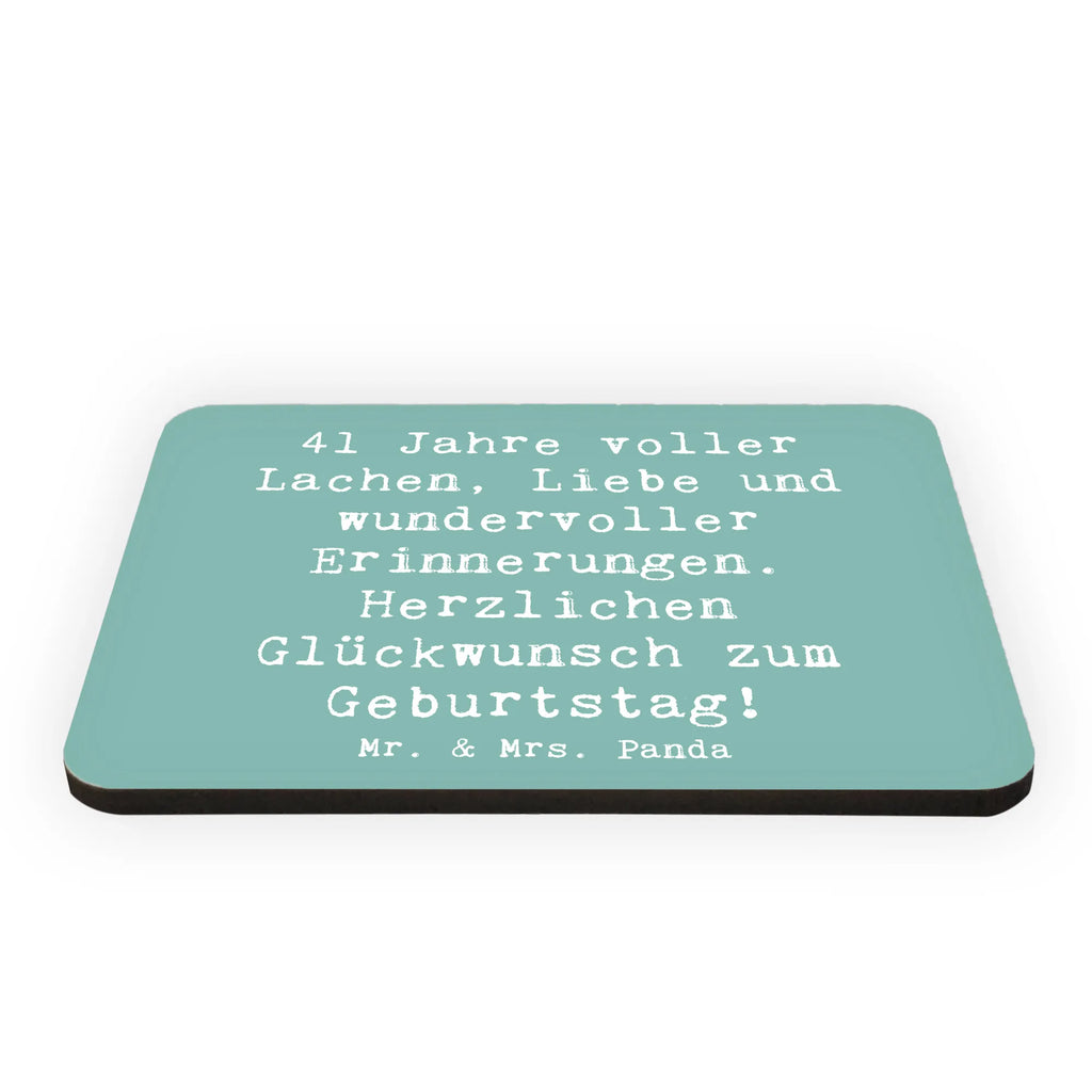 Magnet Spruch 41. Geburtstag Freude Kühlschrankmagnet, Pinnwandmagnet, Souvenir Magnet, Motivmagnete, Dekomagnet, Whiteboard Magnet, Notiz Magnet, Kühlschrank Dekoration, Geburtstag, Geburtstagsgeschenk, Geschenk