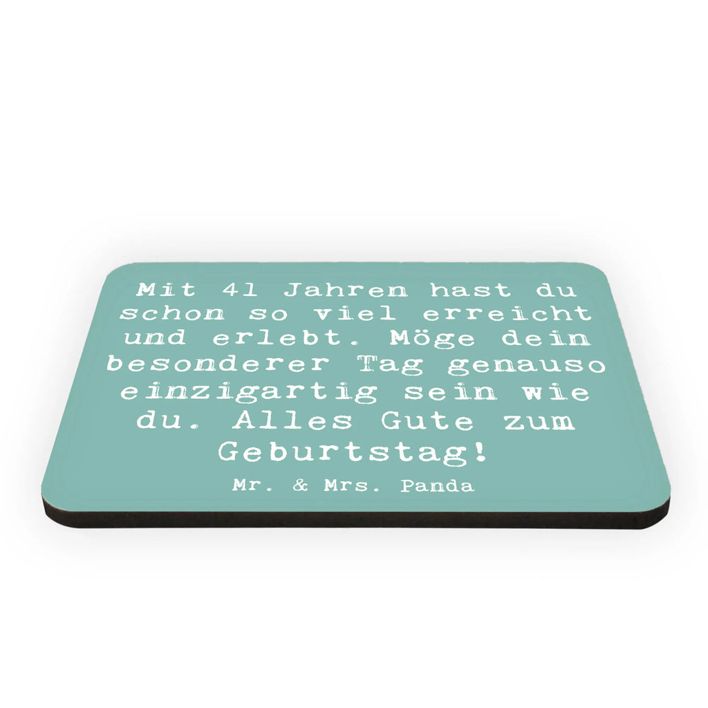 Magnet Spruch 41. Geburtstag Kühlschrankmagnet, Pinnwandmagnet, Souvenir Magnet, Motivmagnete, Dekomagnet, Whiteboard Magnet, Notiz Magnet, Kühlschrank Dekoration, Geburtstag, Geburtstagsgeschenk, Geschenk