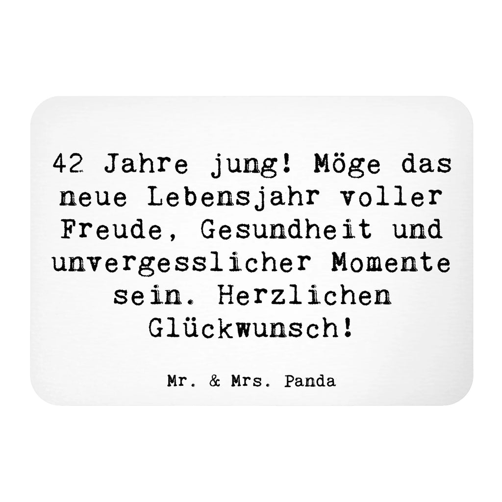 Magnet Spruch 42. Geburtstag Freude Kühlschrankmagnet, Pinnwandmagnet, Souvenir Magnet, Motivmagnete, Dekomagnet, Whiteboard Magnet, Notiz Magnet, Kühlschrank Dekoration, Geburtstag, Geburtstagsgeschenk, Geschenk