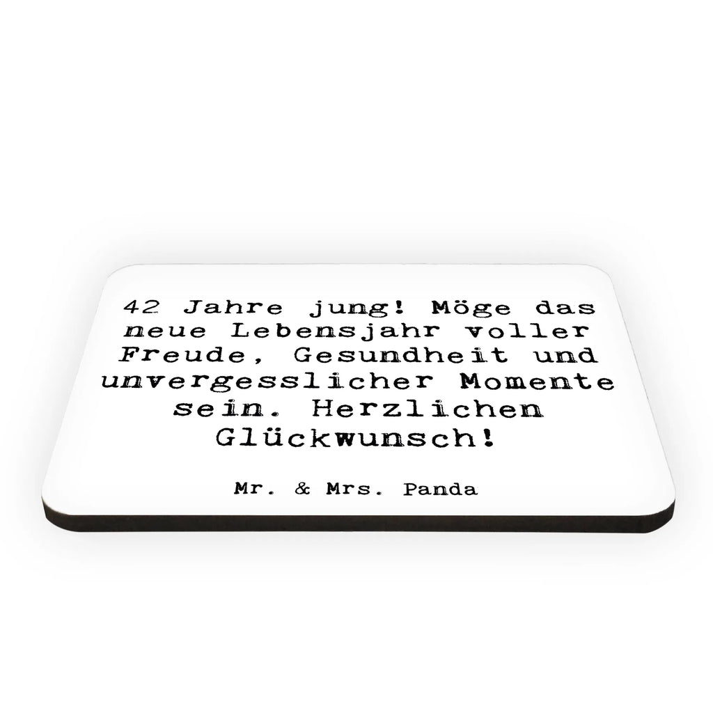 Magnet Spruch 42. Geburtstag Freude Kühlschrankmagnet, Pinnwandmagnet, Souvenir Magnet, Motivmagnete, Dekomagnet, Whiteboard Magnet, Notiz Magnet, Kühlschrank Dekoration, Geburtstag, Geburtstagsgeschenk, Geschenk