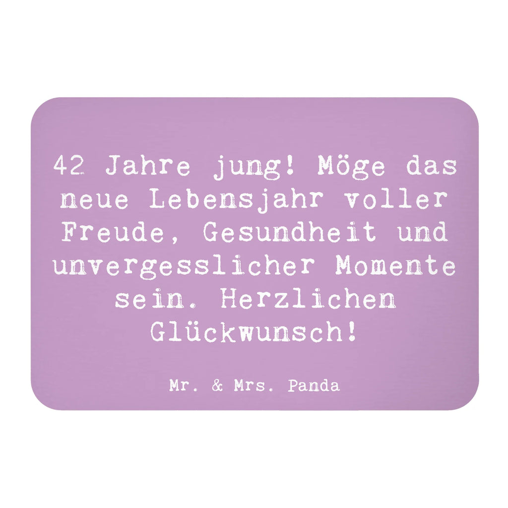 Magnet Spruch 42. Geburtstag Freude Kühlschrankmagnet, Pinnwandmagnet, Souvenir Magnet, Motivmagnete, Dekomagnet, Whiteboard Magnet, Notiz Magnet, Kühlschrank Dekoration, Geburtstag, Geburtstagsgeschenk, Geschenk