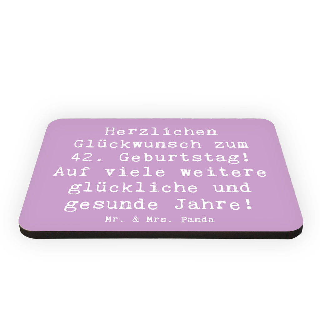 Magnet Spruch 42. Geburtstag Glückwunsch Kühlschrankmagnet, Pinnwandmagnet, Souvenir Magnet, Motivmagnete, Dekomagnet, Whiteboard Magnet, Notiz Magnet, Kühlschrank Dekoration, Geburtstag, Geburtstagsgeschenk, Geschenk