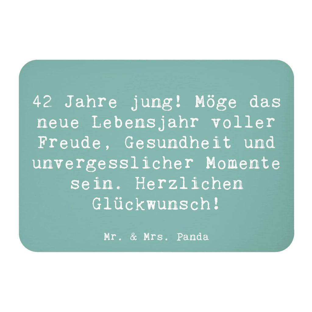 Magnet Spruch 42. Geburtstag Freude Kühlschrankmagnet, Pinnwandmagnet, Souvenir Magnet, Motivmagnete, Dekomagnet, Whiteboard Magnet, Notiz Magnet, Kühlschrank Dekoration, Geburtstag, Geburtstagsgeschenk, Geschenk