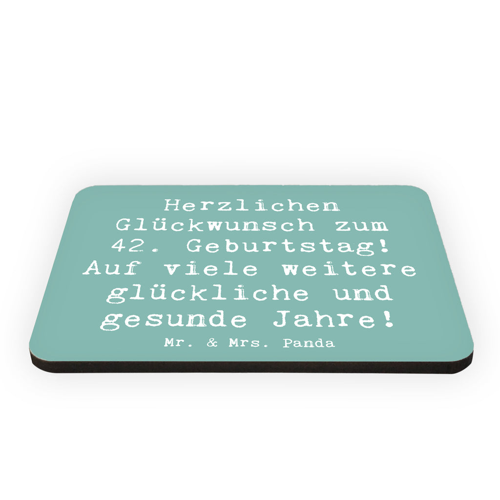 Magnet Spruch 42. Geburtstag Glückwunsch Kühlschrankmagnet, Pinnwandmagnet, Souvenir Magnet, Motivmagnete, Dekomagnet, Whiteboard Magnet, Notiz Magnet, Kühlschrank Dekoration, Geburtstag, Geburtstagsgeschenk, Geschenk