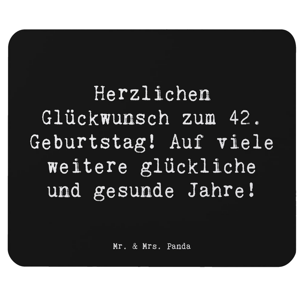 Mauspad Spruch 42. Geburtstag Glückwunsch Mousepad, Computer zubehör, Büroausstattung, PC Zubehör, Arbeitszimmer, Mauspad, Einzigartiges Mauspad, Designer Mauspad, Mausunterlage, Mauspad Büro, Geburtstag, Geburtstagsgeschenk, Geschenk