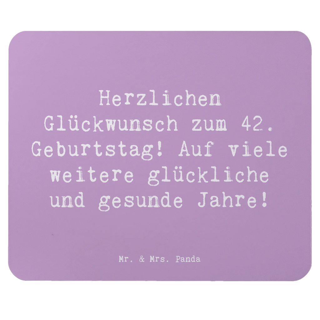 Mauspad Spruch 42. Geburtstag Glückwunsch Mousepad, Computer zubehör, Büroausstattung, PC Zubehör, Arbeitszimmer, Mauspad, Einzigartiges Mauspad, Designer Mauspad, Mausunterlage, Mauspad Büro, Geburtstag, Geburtstagsgeschenk, Geschenk