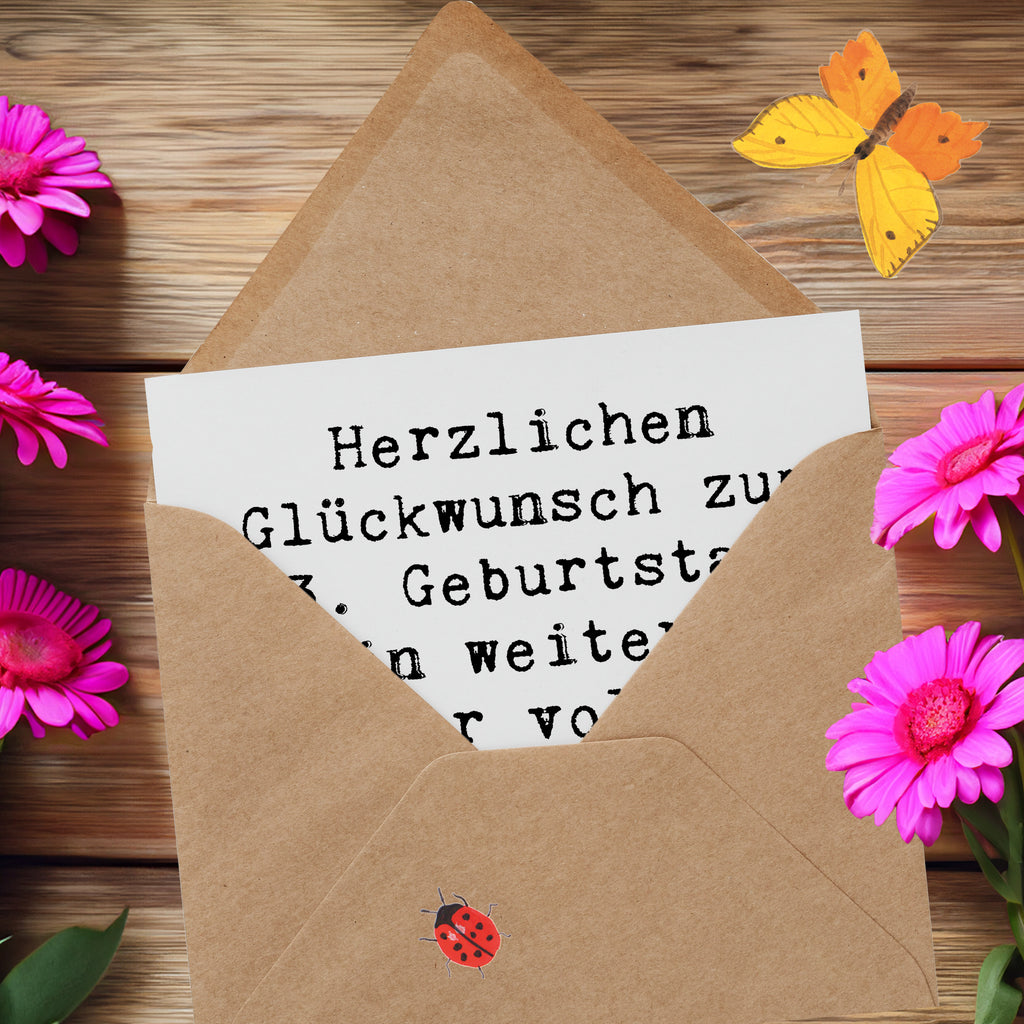 Deluxe Karte Spruch 43. Geburtstag Freude Karte, Grußkarte, Klappkarte, Einladungskarte, Glückwunschkarte, Hochzeitskarte, Geburtstagskarte, Hochwertige Grußkarte, Hochwertige Klappkarte, Geburtstag, Geburtstagsgeschenk, Geschenk