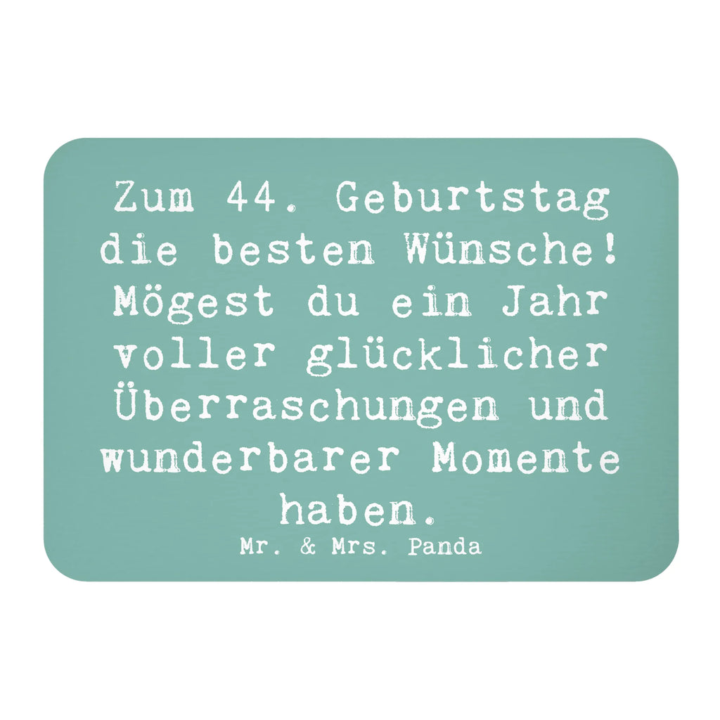 Magnet Spruch 44. Geburtstag Glückwünsche Kühlschrankmagnet, Pinnwandmagnet, Souvenir Magnet, Motivmagnete, Dekomagnet, Whiteboard Magnet, Notiz Magnet, Kühlschrank Dekoration, Geburtstag, Geburtstagsgeschenk, Geschenk