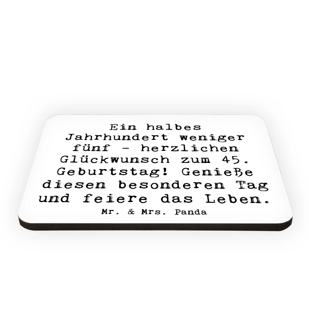 Magnet Spruch 45. Geburtstag Feier Kühlschrankmagnet, Pinnwandmagnet, Souvenir Magnet, Motivmagnete, Dekomagnet, Whiteboard Magnet, Notiz Magnet, Kühlschrank Dekoration, Geburtstag, Geburtstagsgeschenk, Geschenk