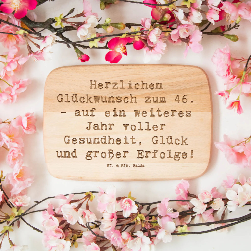 Frühstücksbrett Spruch 46. Geburtstag Glückwünsche Frühstücksbrett, Holzbrett, Schneidebrett, Schneidebrett Holz, Frühstücksbrettchen, Küchenbrett, Geburtstag, Geburtstagsgeschenk, Geschenk