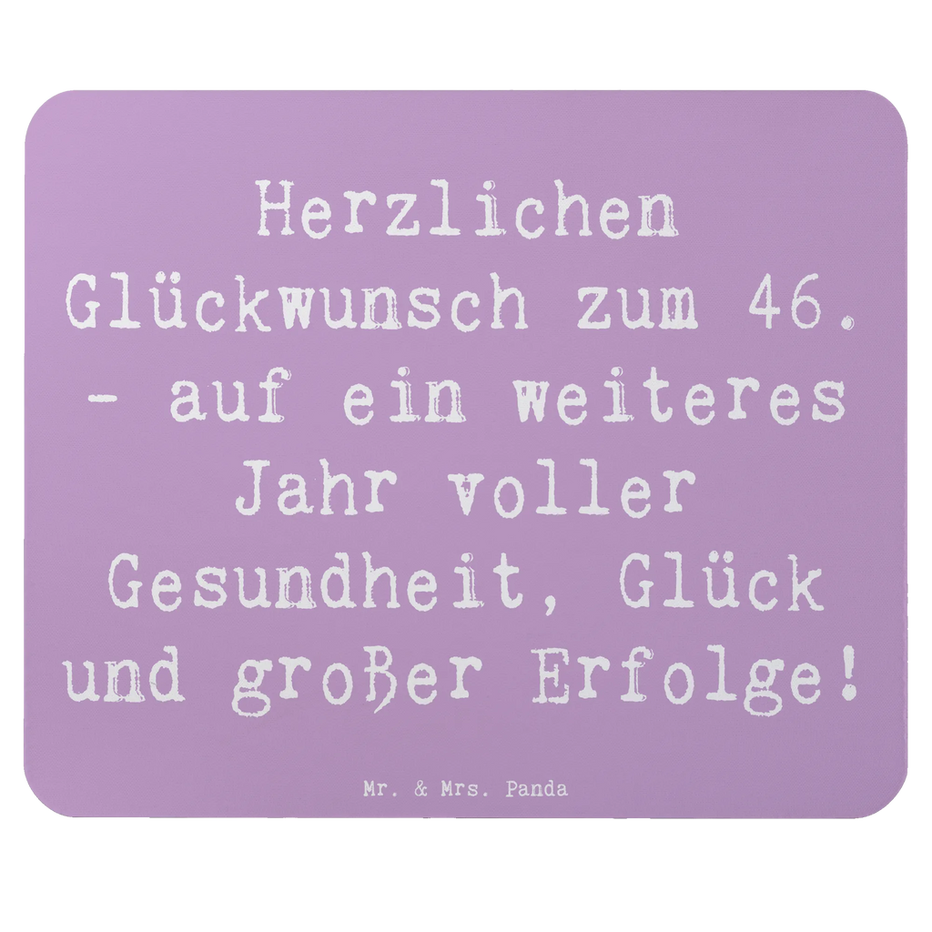 Mauspad Spruch 46. Geburtstag Glückwünsche Mousepad, Computer zubehör, Büroausstattung, PC Zubehör, Arbeitszimmer, Mauspad, Einzigartiges Mauspad, Designer Mauspad, Mausunterlage, Mauspad Büro, Geburtstag, Geburtstagsgeschenk, Geschenk