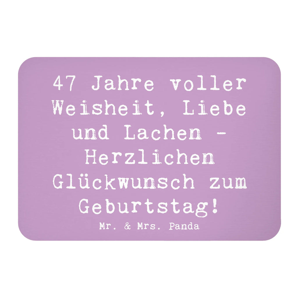 Magnet Spruch 47. Geburtstag Kühlschrankmagnet, Pinnwandmagnet, Souvenir Magnet, Motivmagnete, Dekomagnet, Whiteboard Magnet, Notiz Magnet, Kühlschrank Dekoration, Geburtstag, Geburtstagsgeschenk, Geschenk