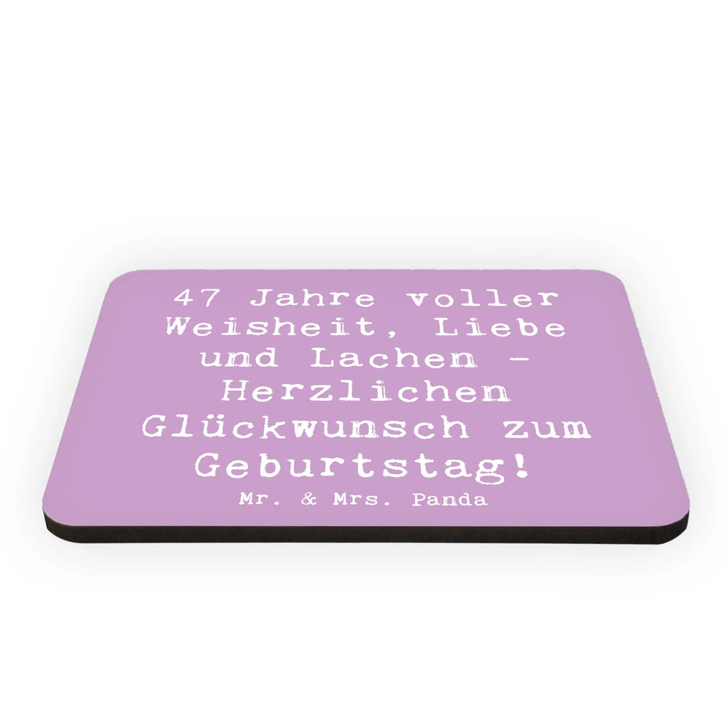 Magnet Spruch 47. Geburtstag Kühlschrankmagnet, Pinnwandmagnet, Souvenir Magnet, Motivmagnete, Dekomagnet, Whiteboard Magnet, Notiz Magnet, Kühlschrank Dekoration, Geburtstag, Geburtstagsgeschenk, Geschenk