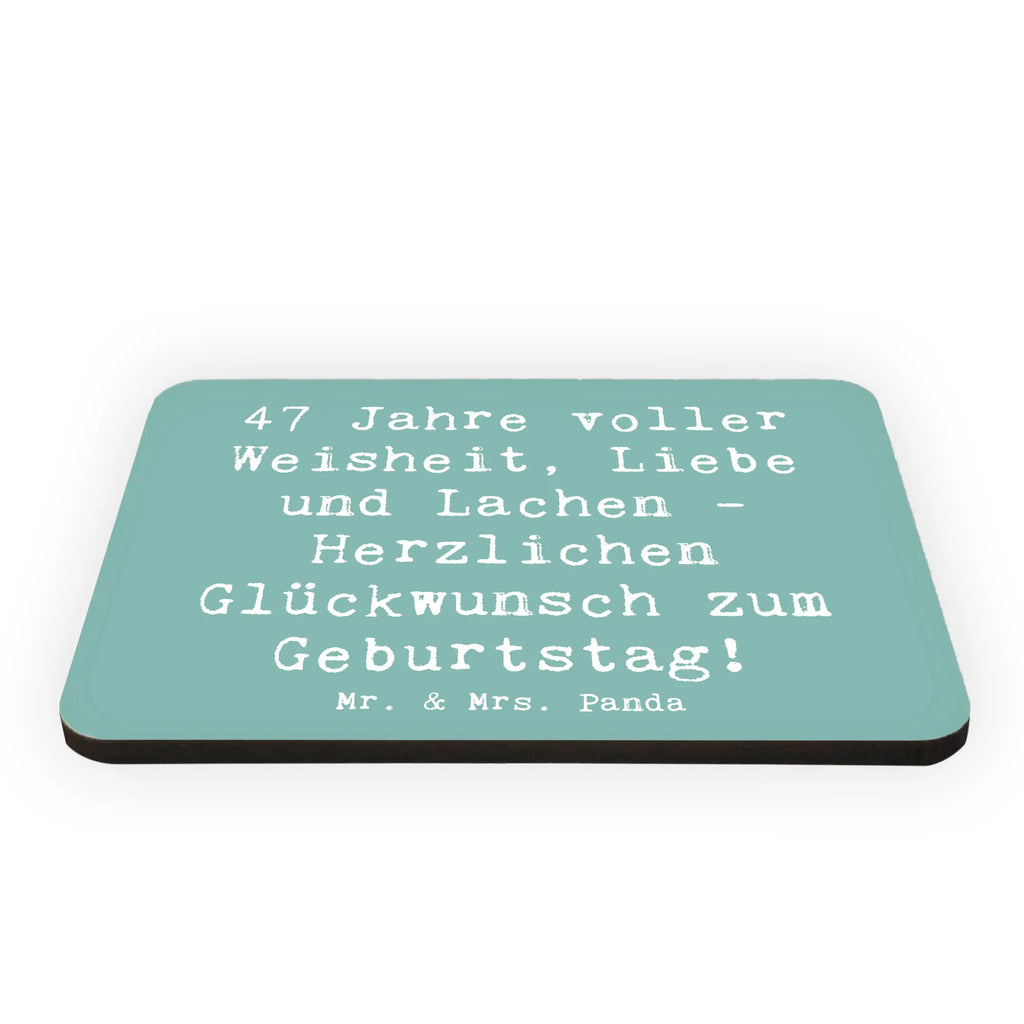 Magnet Spruch 47. Geburtstag Kühlschrankmagnet, Pinnwandmagnet, Souvenir Magnet, Motivmagnete, Dekomagnet, Whiteboard Magnet, Notiz Magnet, Kühlschrank Dekoration, Geburtstag, Geburtstagsgeschenk, Geschenk