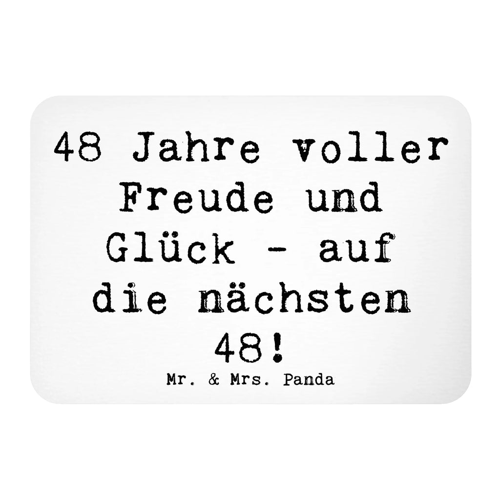 Magnet Spruch 48. Geburtstag Freude Kühlschrankmagnet, Pinnwandmagnet, Souvenir Magnet, Motivmagnete, Dekomagnet, Whiteboard Magnet, Notiz Magnet, Kühlschrank Dekoration, Geburtstag, Geburtstagsgeschenk, Geschenk