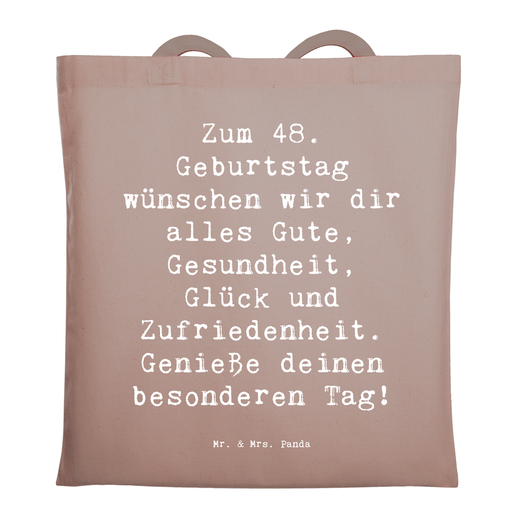 Tragetasche Spruch 48. Geburtstag Beuteltasche, Beutel, Einkaufstasche, Jutebeutel, Stoffbeutel, Tasche, Shopper, Umhängetasche, Strandtasche, Schultertasche, Stofftasche, Tragetasche, Badetasche, Jutetasche, Einkaufstüte, Laptoptasche, Geburtstag, Geburtstagsgeschenk, Geschenk