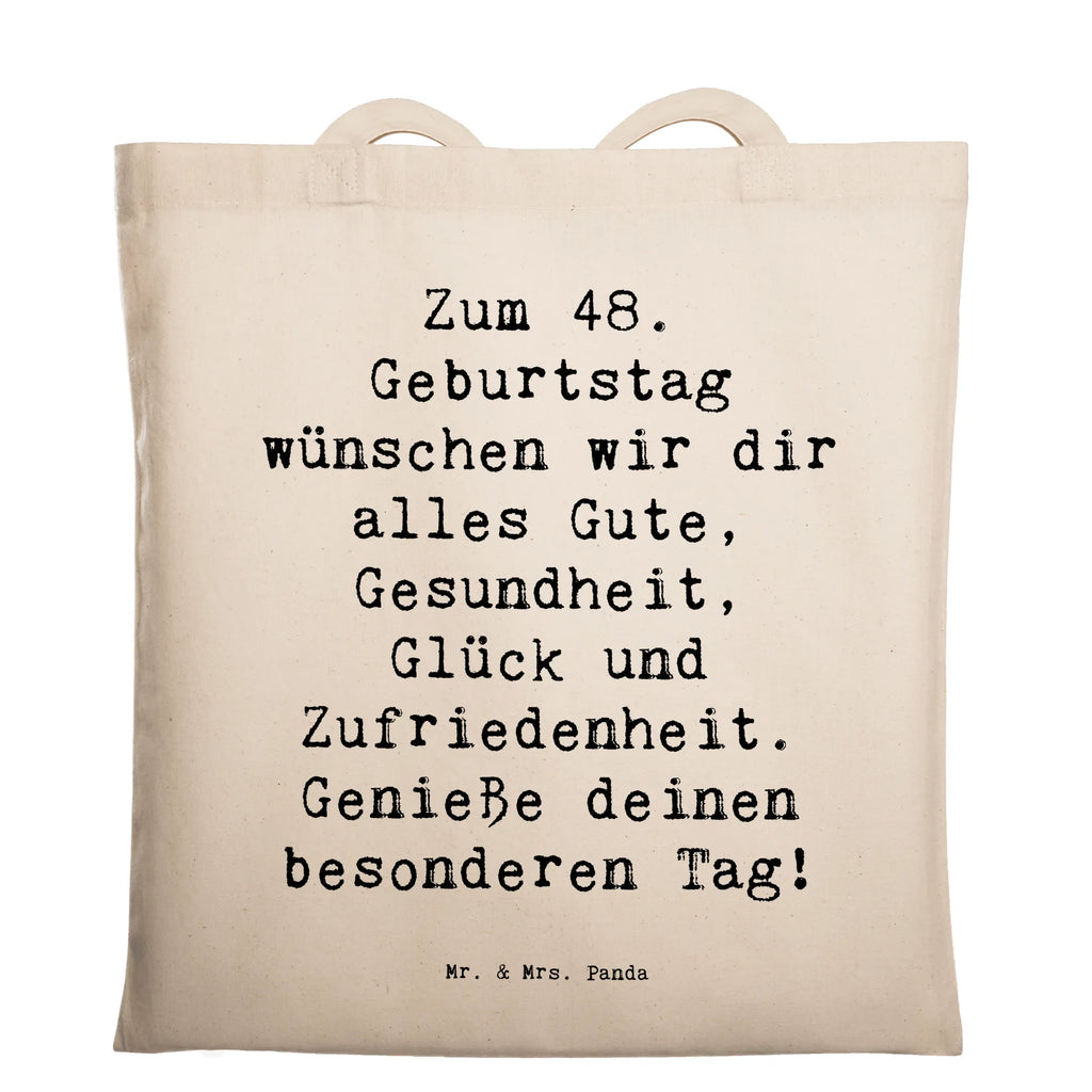 Tragetasche Spruch 48. Geburtstag Beuteltasche, Beutel, Einkaufstasche, Jutebeutel, Stoffbeutel, Tasche, Shopper, Umhängetasche, Strandtasche, Schultertasche, Stofftasche, Tragetasche, Badetasche, Jutetasche, Einkaufstüte, Laptoptasche, Geburtstag, Geburtstagsgeschenk, Geschenk