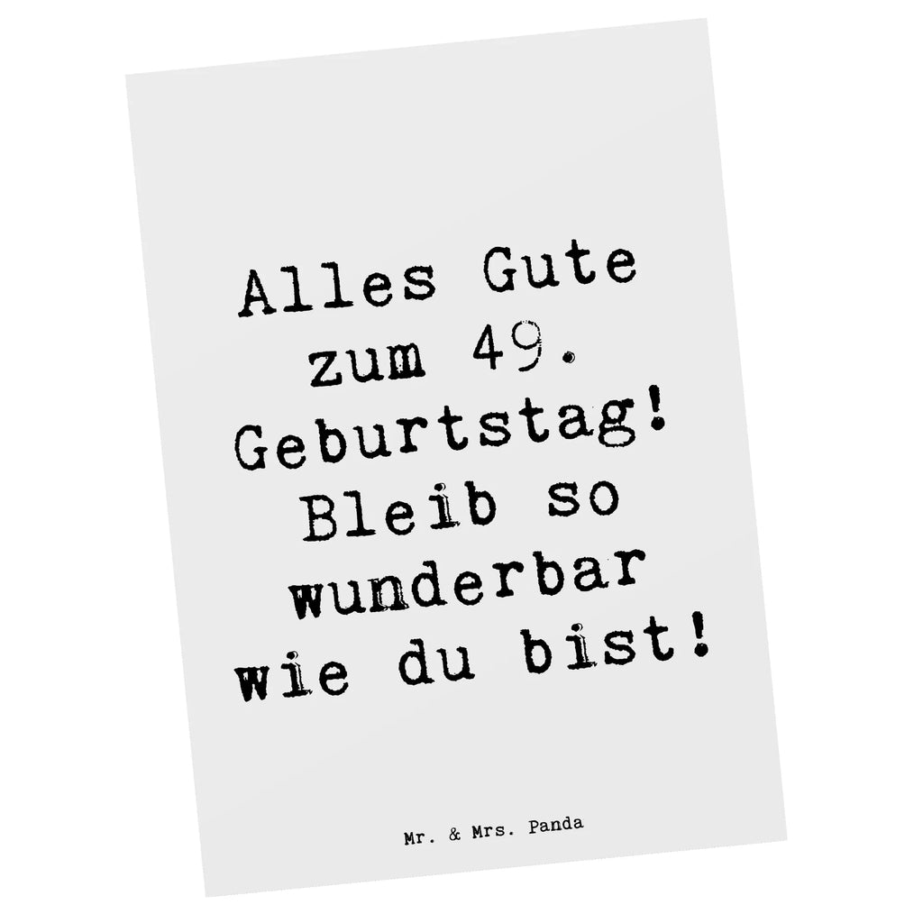 Postkarte Spruch 49. Geburtstag Freude Postkarte, Karte, Geschenkkarte, Grußkarte, Einladung, Ansichtskarte, Geburtstagskarte, Einladungskarte, Dankeskarte, Ansichtskarten, Einladung Geburtstag, Einladungskarten Geburtstag, Geburtstag, Geburtstagsgeschenk, Geschenk