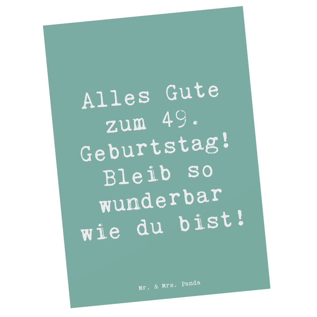 Postkarte Spruch 49. Geburtstag Freude Postkarte, Karte, Geschenkkarte, Grußkarte, Einladung, Ansichtskarte, Geburtstagskarte, Einladungskarte, Dankeskarte, Ansichtskarten, Einladung Geburtstag, Einladungskarten Geburtstag, Geburtstag, Geburtstagsgeschenk, Geschenk