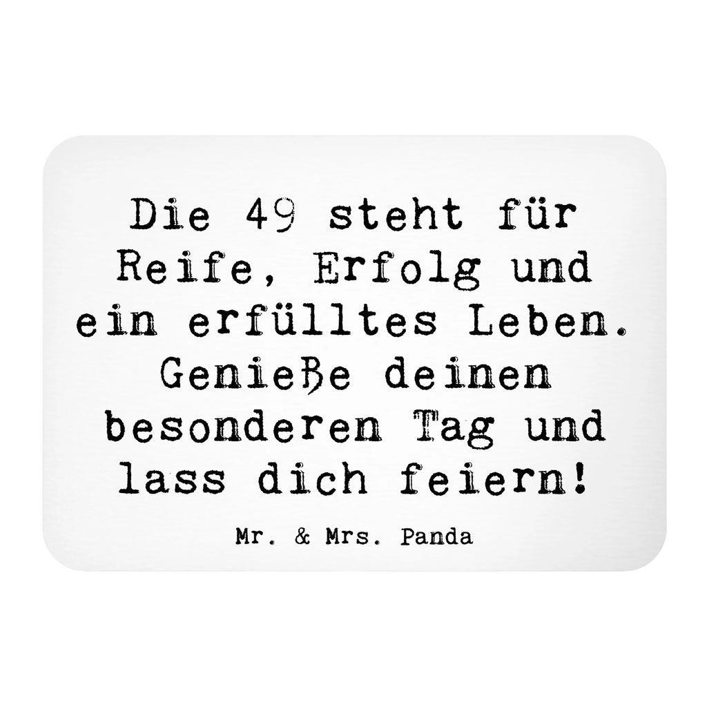 Magnet Spruch 49. Geburtstag Kühlschrankmagnet, Pinnwandmagnet, Souvenir Magnet, Motivmagnete, Dekomagnet, Whiteboard Magnet, Notiz Magnet, Kühlschrank Dekoration, Geburtstag, Geburtstagsgeschenk, Geschenk