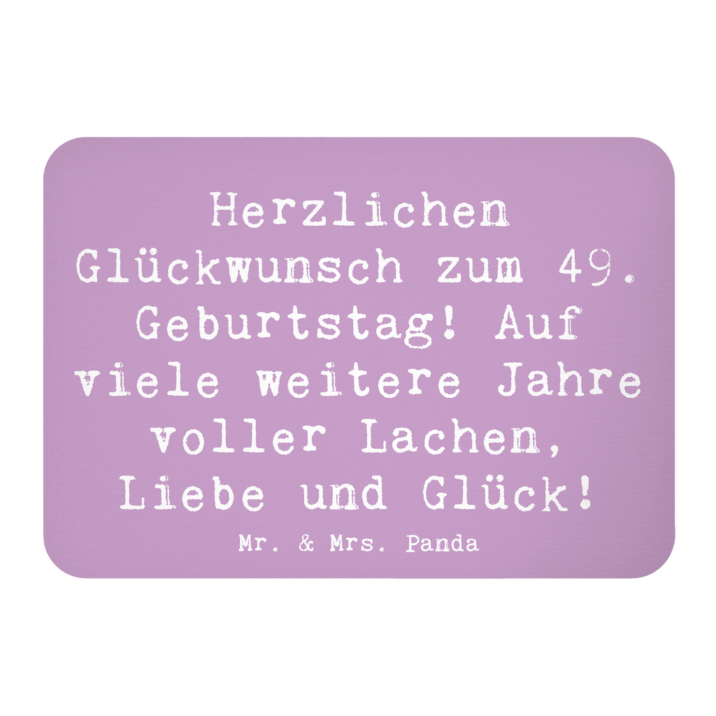 Magnet Spruch 49. Geburtstag Glückwünsche Kühlschrankmagnet, Pinnwandmagnet, Souvenir Magnet, Motivmagnete, Dekomagnet, Whiteboard Magnet, Notiz Magnet, Kühlschrank Dekoration, Geburtstag, Geburtstagsgeschenk, Geschenk