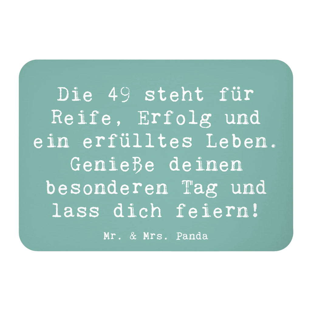 Magnet Spruch 49. Geburtstag Kühlschrankmagnet, Pinnwandmagnet, Souvenir Magnet, Motivmagnete, Dekomagnet, Whiteboard Magnet, Notiz Magnet, Kühlschrank Dekoration, Geburtstag, Geburtstagsgeschenk, Geschenk