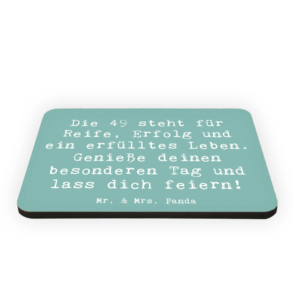 Magnet Spruch 49. Geburtstag Kühlschrankmagnet, Pinnwandmagnet, Souvenir Magnet, Motivmagnete, Dekomagnet, Whiteboard Magnet, Notiz Magnet, Kühlschrank Dekoration, Geburtstag, Geburtstagsgeschenk, Geschenk