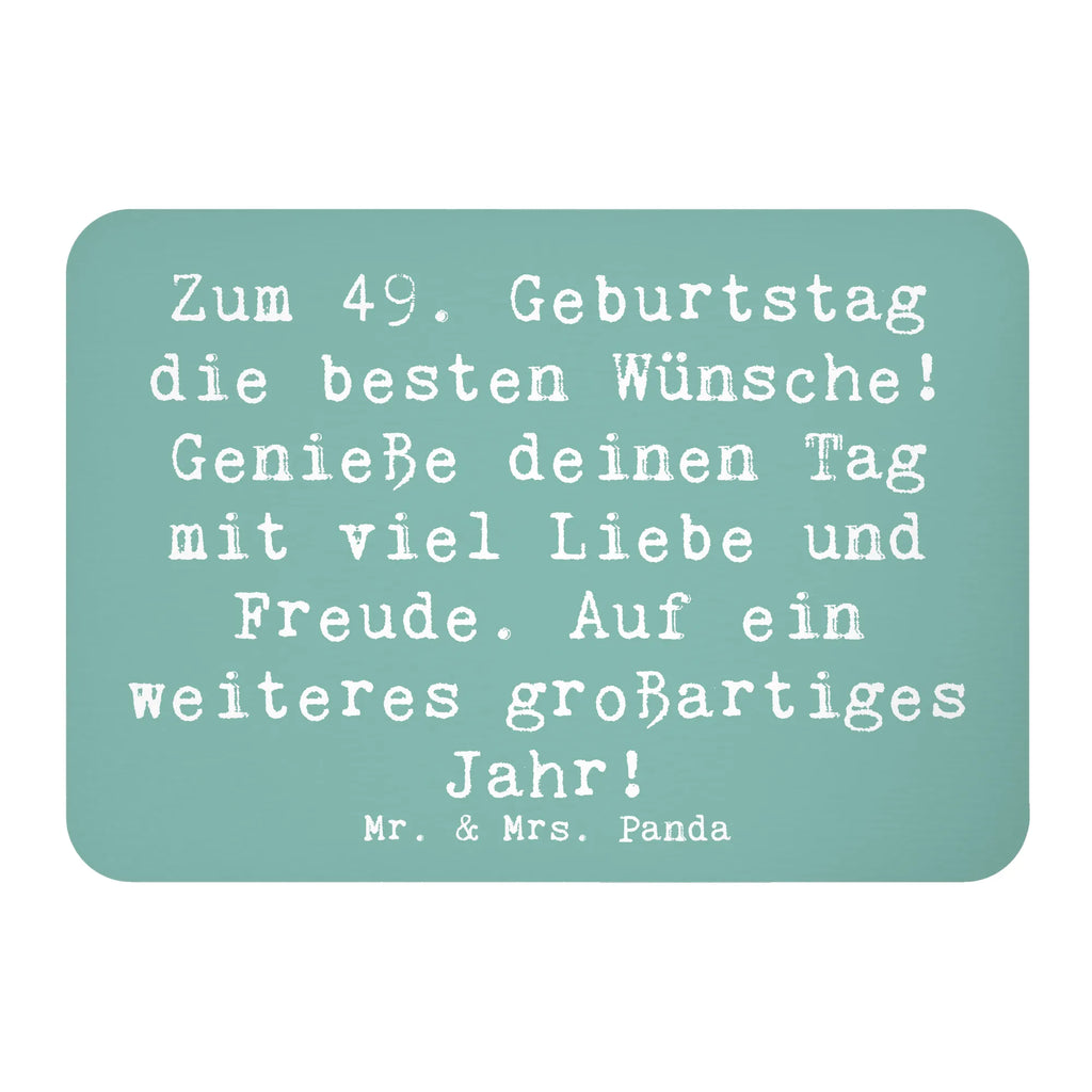 Magnet Spruch 49. Geburtstag Wünsche Kühlschrankmagnet, Pinnwandmagnet, Souvenir Magnet, Motivmagnete, Dekomagnet, Whiteboard Magnet, Notiz Magnet, Kühlschrank Dekoration, Geburtstag, Geburtstagsgeschenk, Geschenk