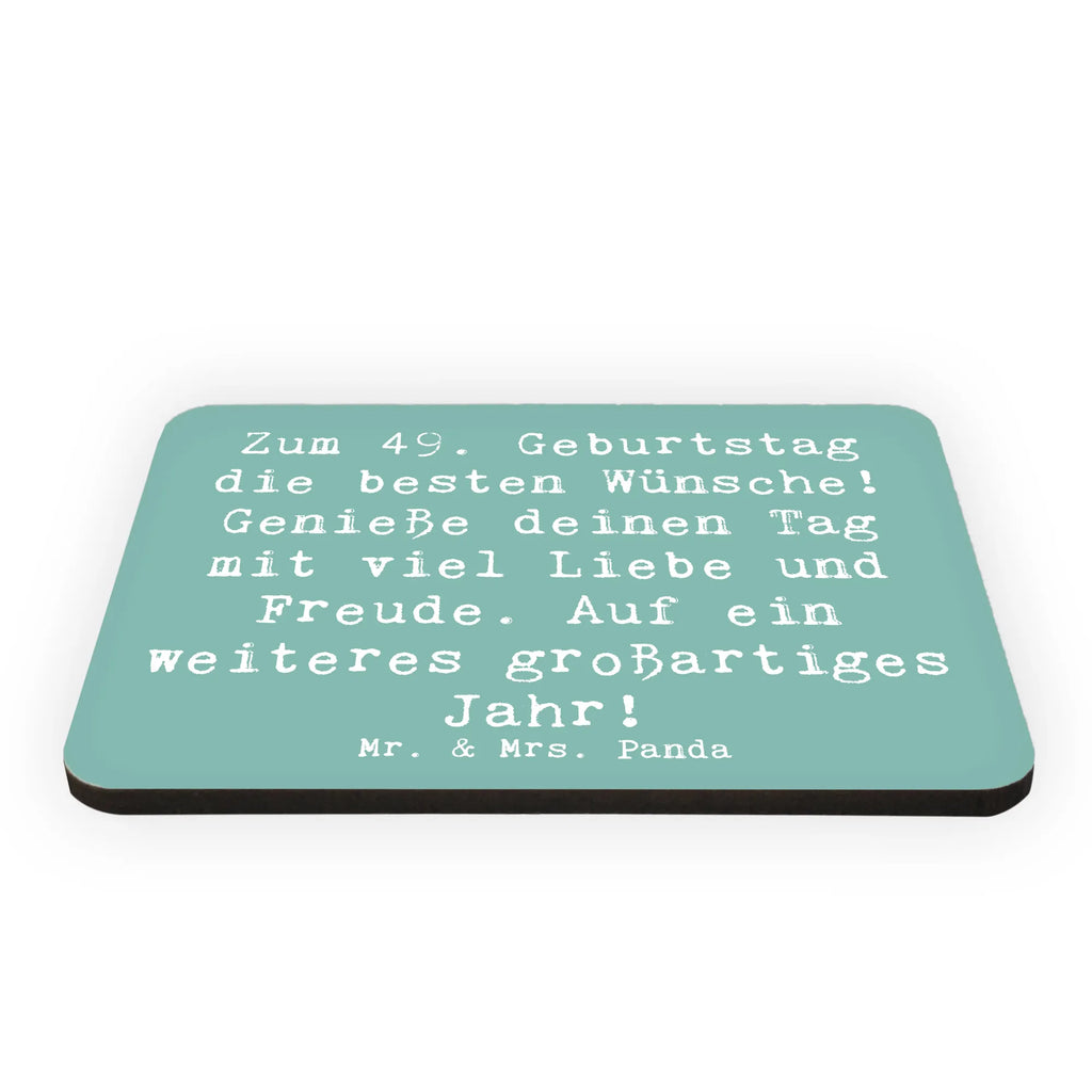 Magnet Spruch 49. Geburtstag Wünsche Kühlschrankmagnet, Pinnwandmagnet, Souvenir Magnet, Motivmagnete, Dekomagnet, Whiteboard Magnet, Notiz Magnet, Kühlschrank Dekoration, Geburtstag, Geburtstagsgeschenk, Geschenk