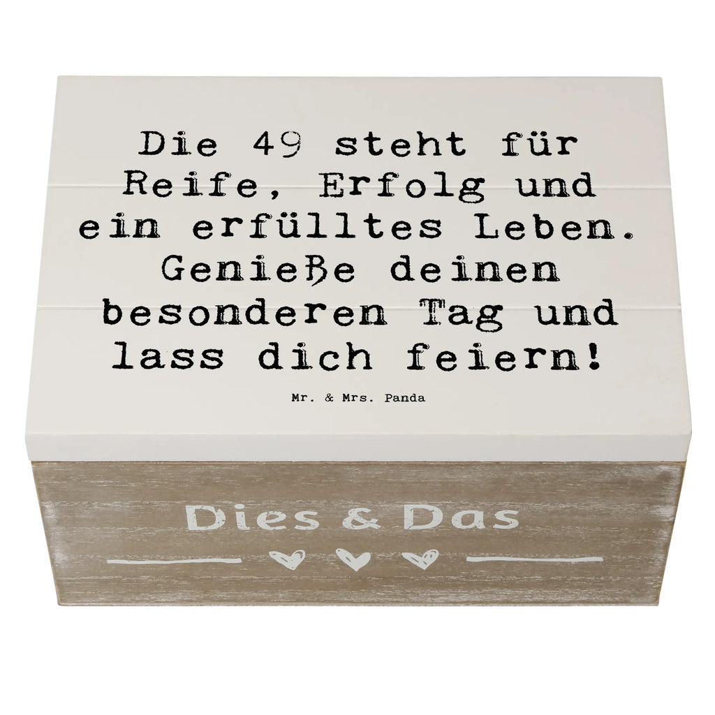 Holzkiste Spruch 49. Geburtstag Holzkiste, Kiste, Schatzkiste, Truhe, Schatulle, XXL, Erinnerungsbox, Erinnerungskiste, Dekokiste, Aufbewahrungsbox, Geschenkbox, Geschenkdose, Geburtstag, Geburtstagsgeschenk, Geschenk