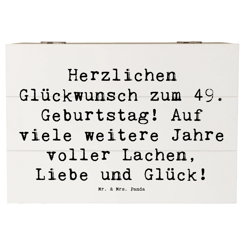 Holzkiste Spruch 49. Geburtstag Glückwünsche Holzkiste, Kiste, Schatzkiste, Truhe, Schatulle, XXL, Erinnerungsbox, Erinnerungskiste, Dekokiste, Aufbewahrungsbox, Geschenkbox, Geschenkdose, Geburtstag, Geburtstagsgeschenk, Geschenk