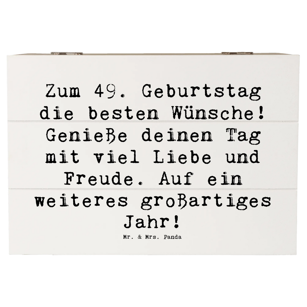 Holzkiste Spruch 49. Geburtstag Wünsche Holzkiste, Kiste, Schatzkiste, Truhe, Schatulle, XXL, Erinnerungsbox, Erinnerungskiste, Dekokiste, Aufbewahrungsbox, Geschenkbox, Geschenkdose, Geburtstag, Geburtstagsgeschenk, Geschenk