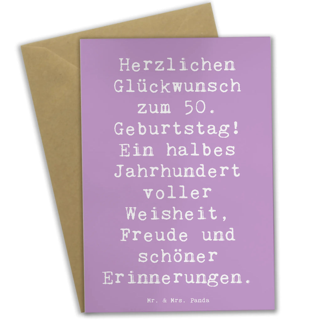 Grußkarte Spruch 50. Geburtstag Grußkarte, Klappkarte, Einladungskarte, Glückwunschkarte, Hochzeitskarte, Geburtstagskarte, Karte, Ansichtskarten, Geburtstag, Geburtstagsgeschenk, Geschenk