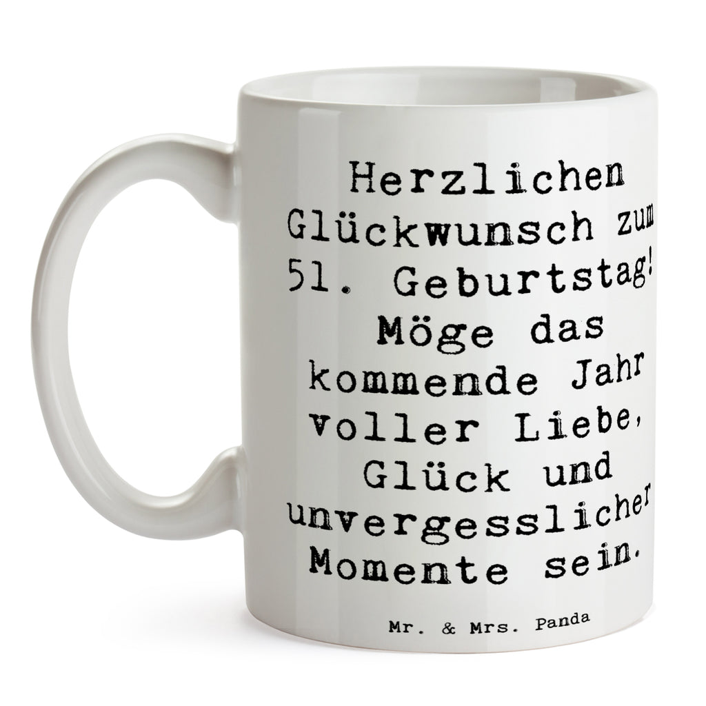 Tasse Spruch 51. Geburtstag Tasse, Kaffeetasse, Teetasse, Becher, Kaffeebecher, Teebecher, Keramiktasse, Porzellantasse, Büro Tasse, Geschenk Tasse, Tasse Sprüche, Tasse Motive, Kaffeetassen, Tasse bedrucken, Designer Tasse, Cappuccino Tassen, Schöne Teetassen, Geburtstag, Geburtstagsgeschenk, Geschenk