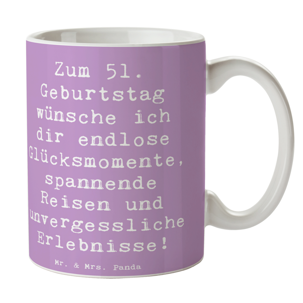 Tasse Spruch 51. Geburtstag Glücksmomente Tasse, Kaffeetasse, Teetasse, Becher, Kaffeebecher, Teebecher, Keramiktasse, Porzellantasse, Büro Tasse, Geschenk Tasse, Tasse Sprüche, Tasse Motive, Kaffeetassen, Tasse bedrucken, Designer Tasse, Cappuccino Tassen, Schöne Teetassen, Geburtstag, Geburtstagsgeschenk, Geschenk