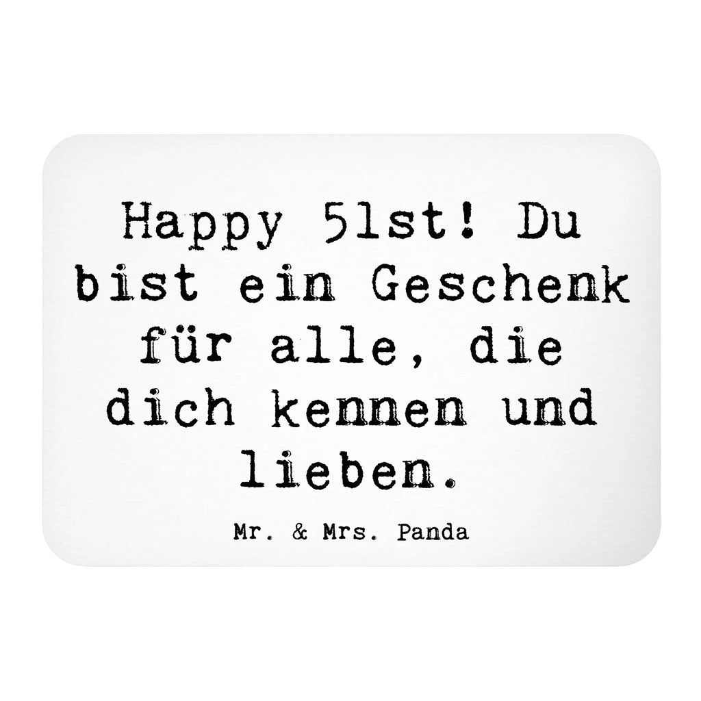 Magnet Spruch 51. Geburtstag Geschenk Kühlschrankmagnet, Pinnwandmagnet, Souvenir Magnet, Motivmagnete, Dekomagnet, Whiteboard Magnet, Notiz Magnet, Kühlschrank Dekoration, Geburtstag, Geburtstagsgeschenk, Geschenk