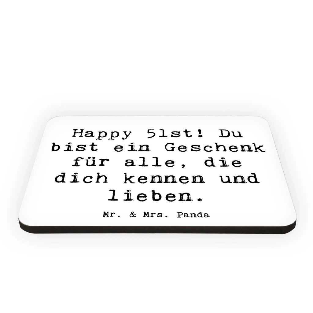 Magnet Spruch 51. Geburtstag Geschenk Kühlschrankmagnet, Pinnwandmagnet, Souvenir Magnet, Motivmagnete, Dekomagnet, Whiteboard Magnet, Notiz Magnet, Kühlschrank Dekoration, Geburtstag, Geburtstagsgeschenk, Geschenk