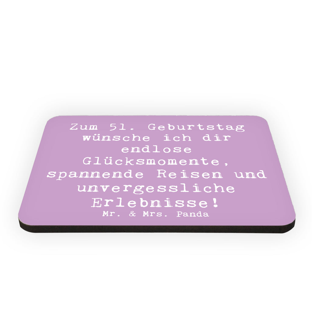 Magnet Spruch 51. Geburtstag Glücksmomente Kühlschrankmagnet, Pinnwandmagnet, Souvenir Magnet, Motivmagnete, Dekomagnet, Whiteboard Magnet, Notiz Magnet, Kühlschrank Dekoration, Geburtstag, Geburtstagsgeschenk, Geschenk