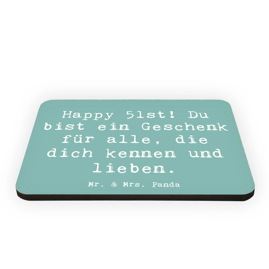 Magnet Spruch 51. Geburtstag Geschenk Kühlschrankmagnet, Pinnwandmagnet, Souvenir Magnet, Motivmagnete, Dekomagnet, Whiteboard Magnet, Notiz Magnet, Kühlschrank Dekoration, Geburtstag, Geburtstagsgeschenk, Geschenk